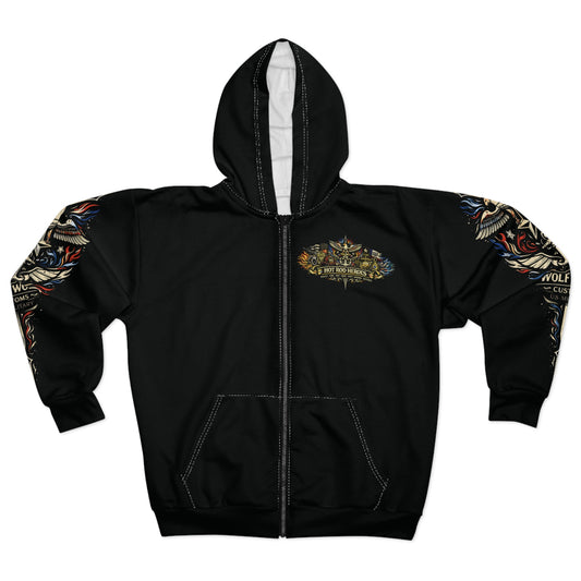 Wolf Worx Customs Hot Rod Heroes Combined Forces Hoodie
