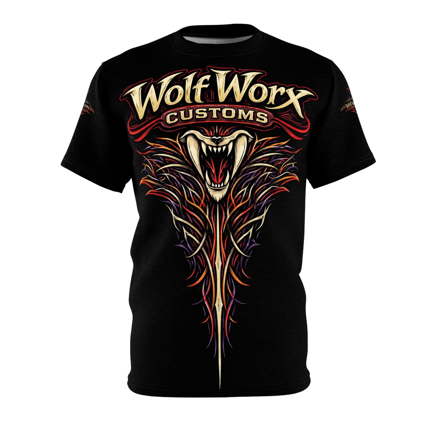 Wolf Worx Customs Raised On Legacy Pinstripe Vintage T- Shirt