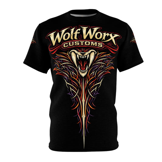 Wolf Worx Customs Raised On Legacy Pinstripe Vintage T- Shirt