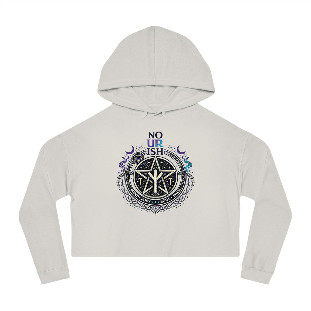 No Ur Ish NOURISH Cropped Hoodie SA/DA Awareness (Proceeds Benefit Charity)