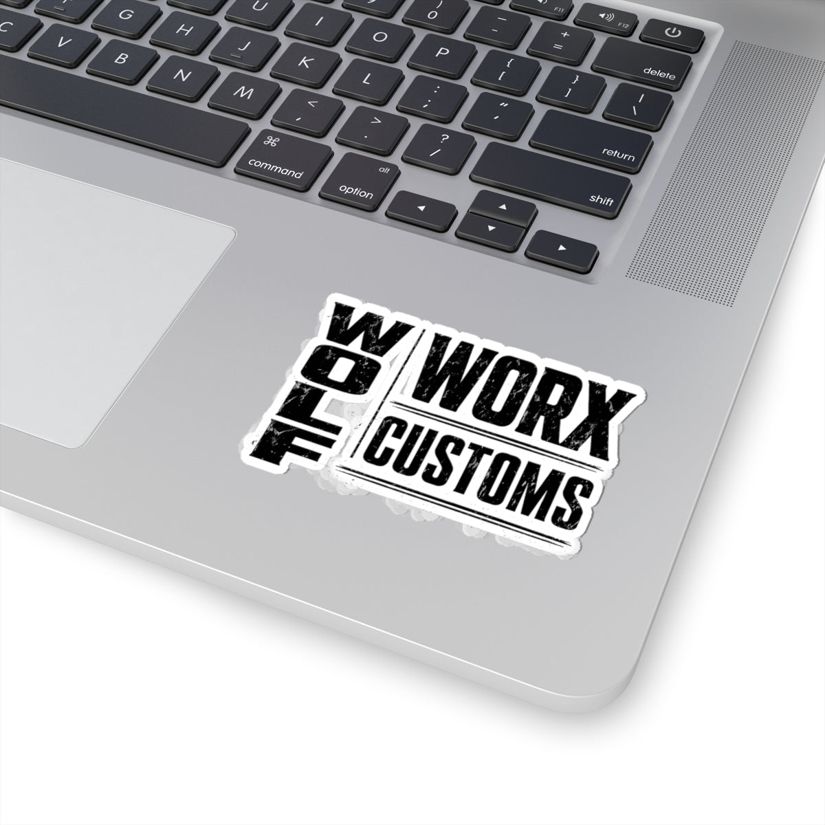 Wolf Worx Customs Typography 2 Sticker