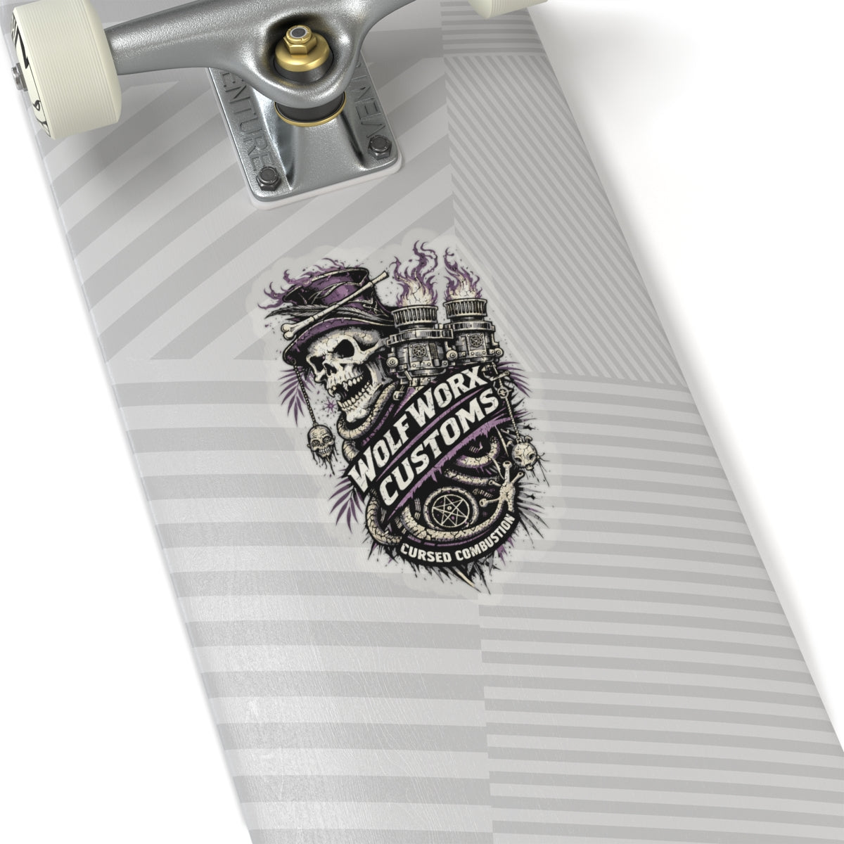 Wolf Worx Customs Cursed Combustion Sticker