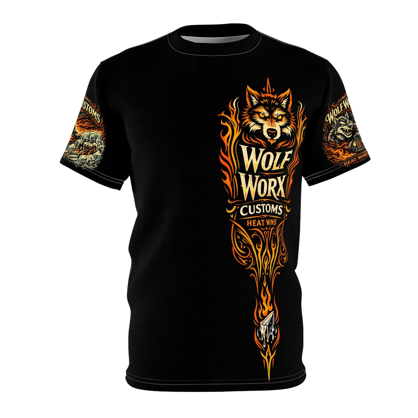 HEAT WINS! Wolf Worx Customs PROTEST Shirt