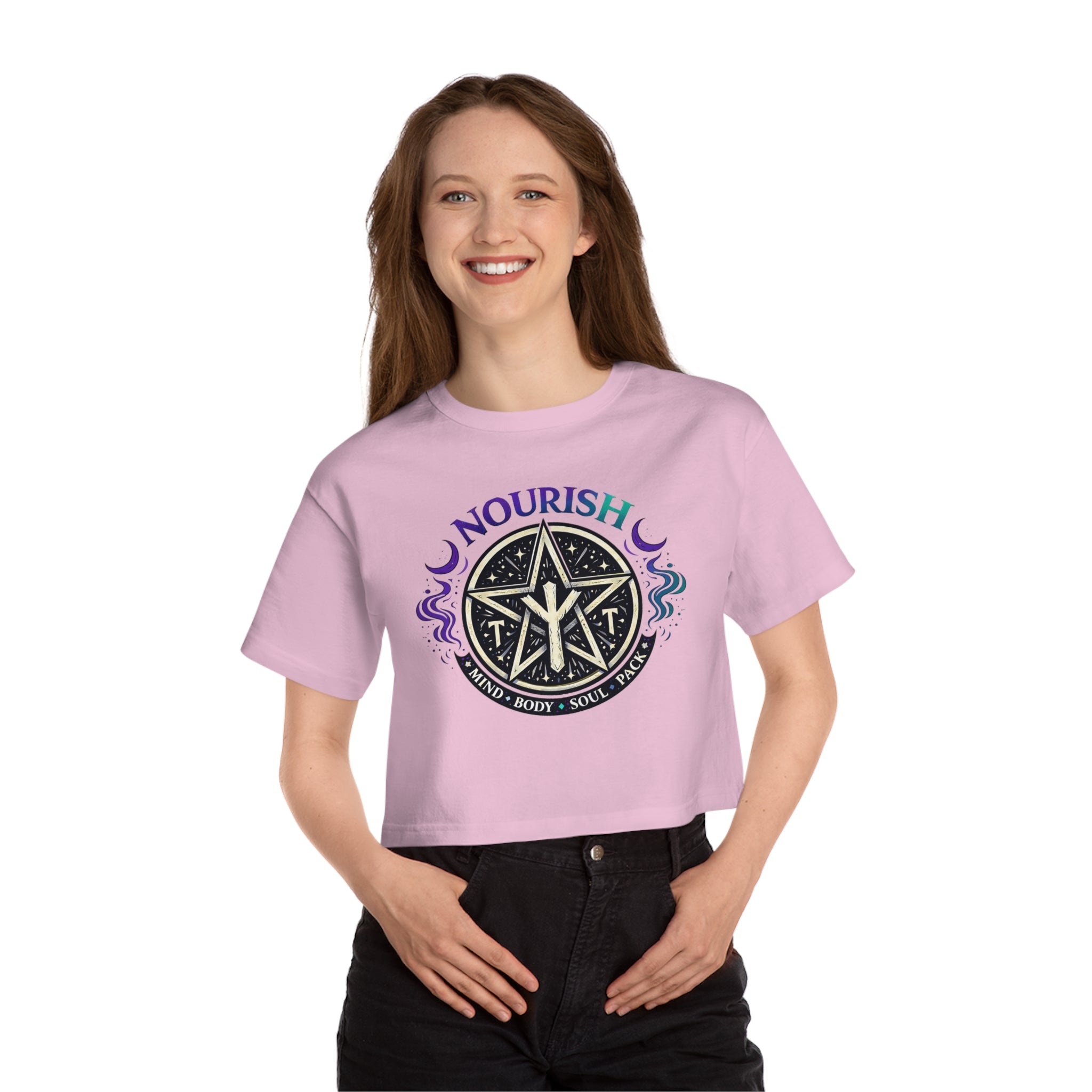 No Ur Ish NOURISH Cropped T-Shirt SA/DA Awareness (Proceeds Benefit Charity)