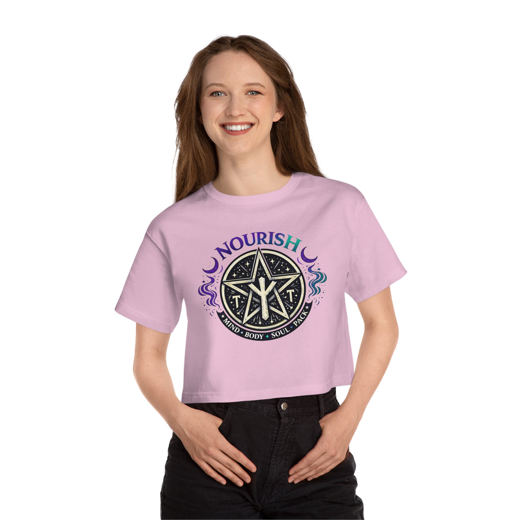 No Ur Ish NOURISH Cropped T-Shirt SA/DA Awareness (Proceeds Benefit Charity)