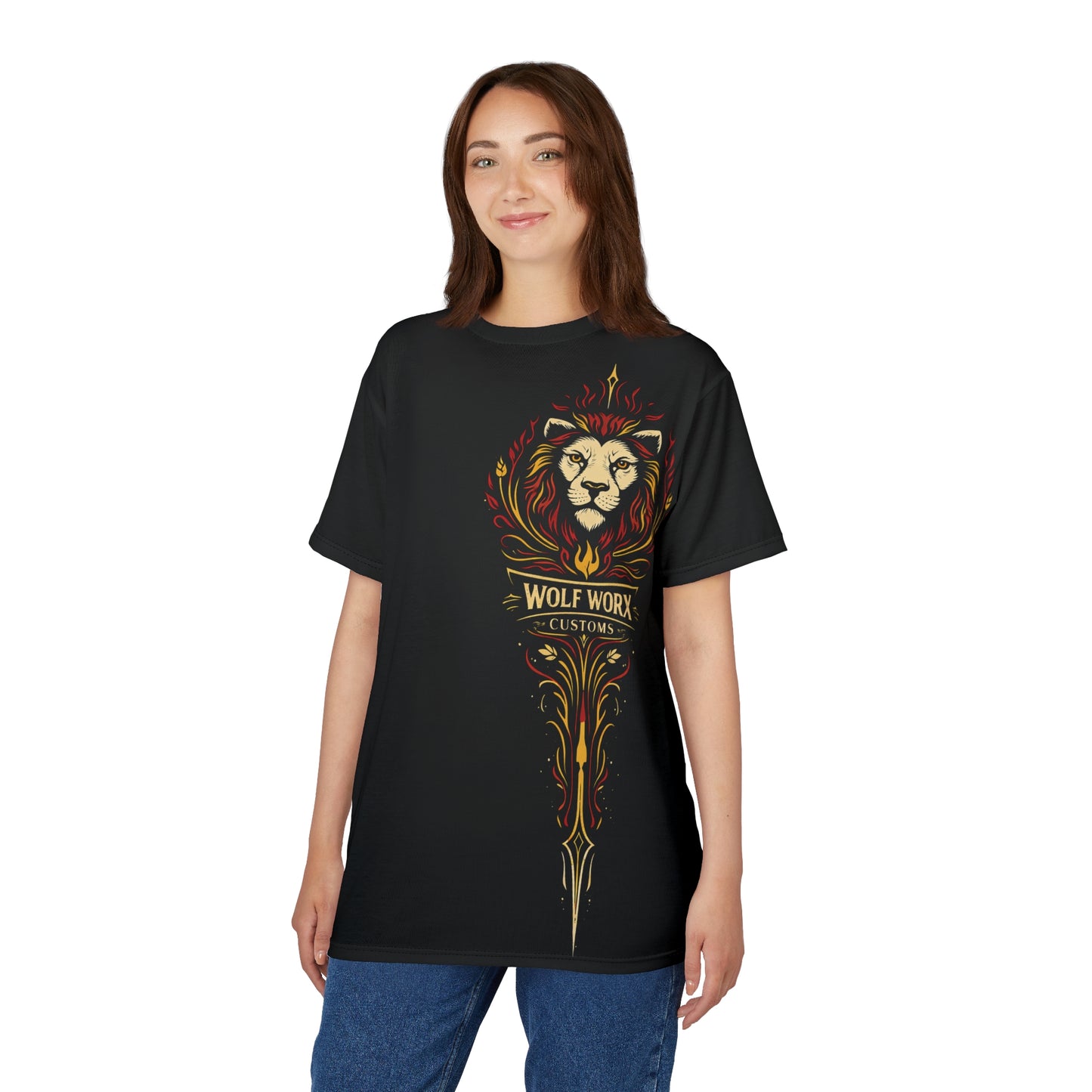 Wolf Worx Customs "Hogwarts Hotrods" Gryffindor T- Shirt