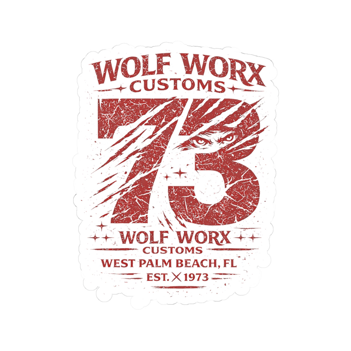 Wolf Worx Customs GAS Gospel Sticker