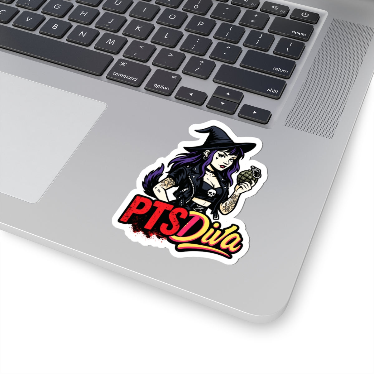 Vibrant Kiss-Cut Stickers for Bold Souls | PTS Diva Design, Unique Vinyl Decals, Witchy Aesthetic, Fun Gift, Laptop Decor