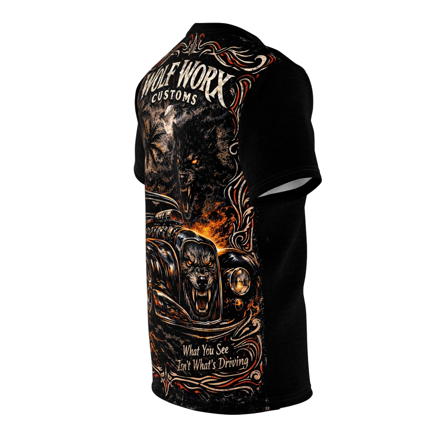 Wolf Worx Customs Dark Hot Rod T-Shirt