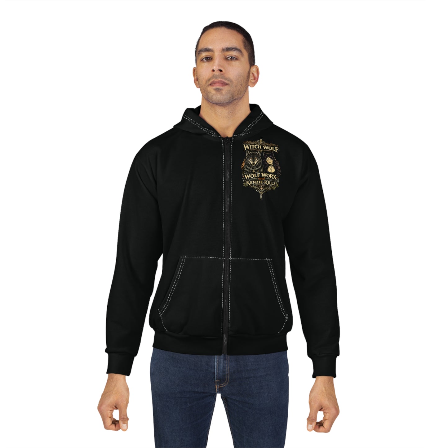 Wolf Worx Customs x Kenzie Killz x Witch Wolf Joint Effort Collab Hoodie