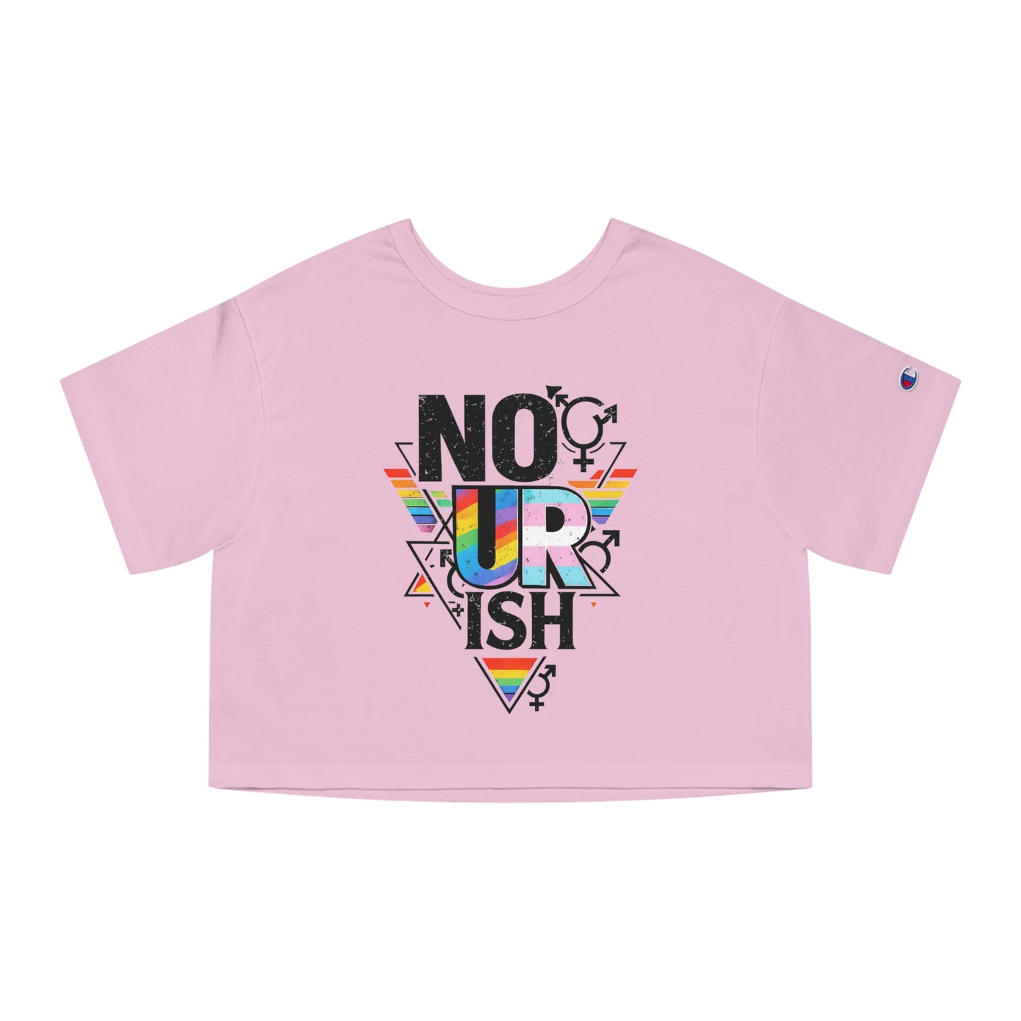 No Ur Ish NOURISH Cropped PRIDE T-Shirt