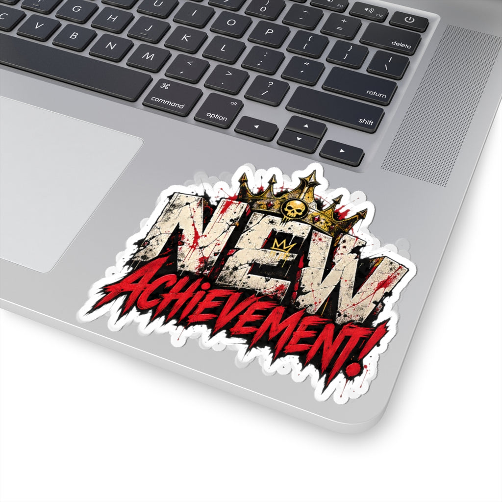 Dungeon Crawler Carl New Achievement Crown Graphic Kiss-Cut Sticker
