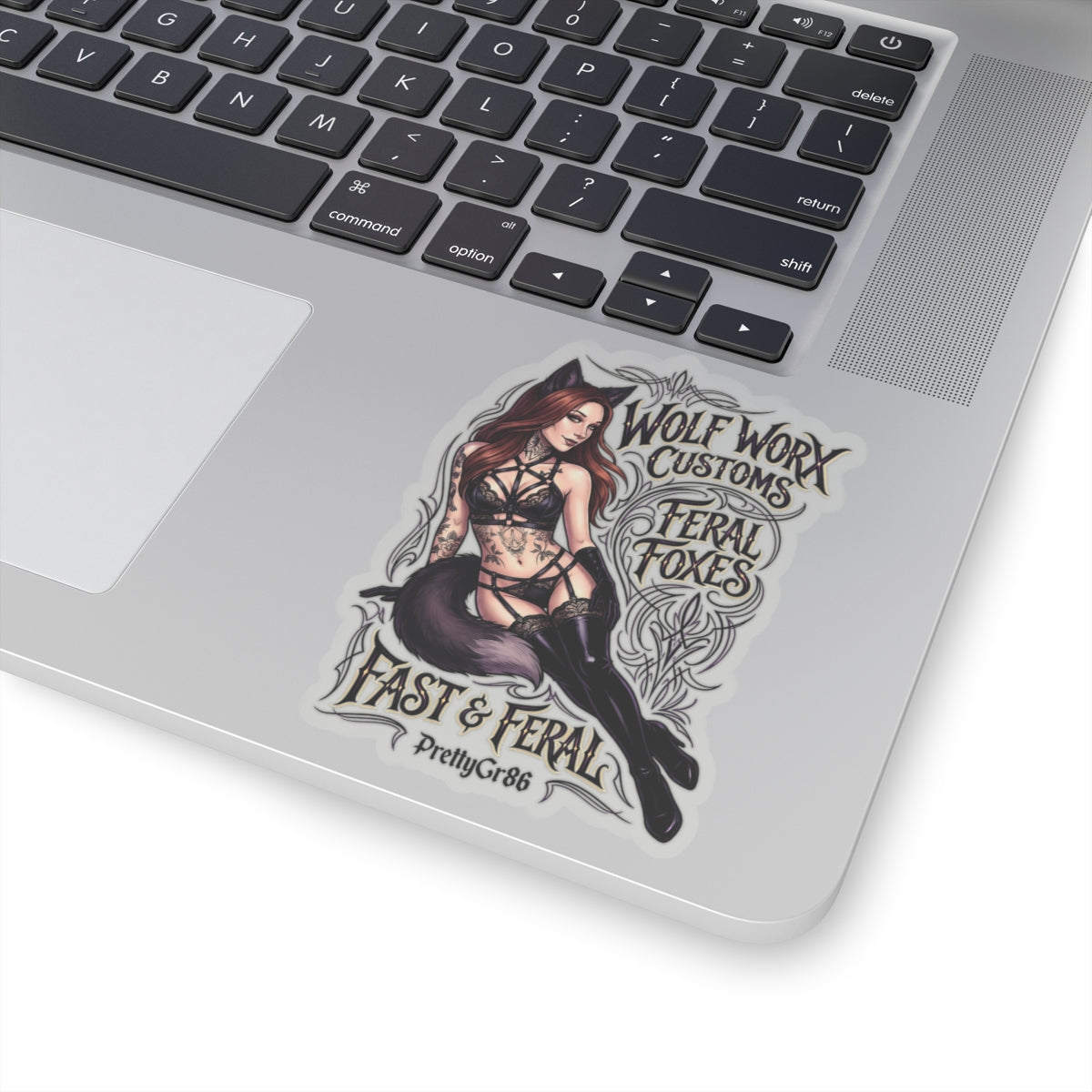 Feral Foxes PrettyGr86 Sticker