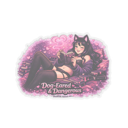 Kenzie Killz Manic Merch Dog Eared Booktok Sticker