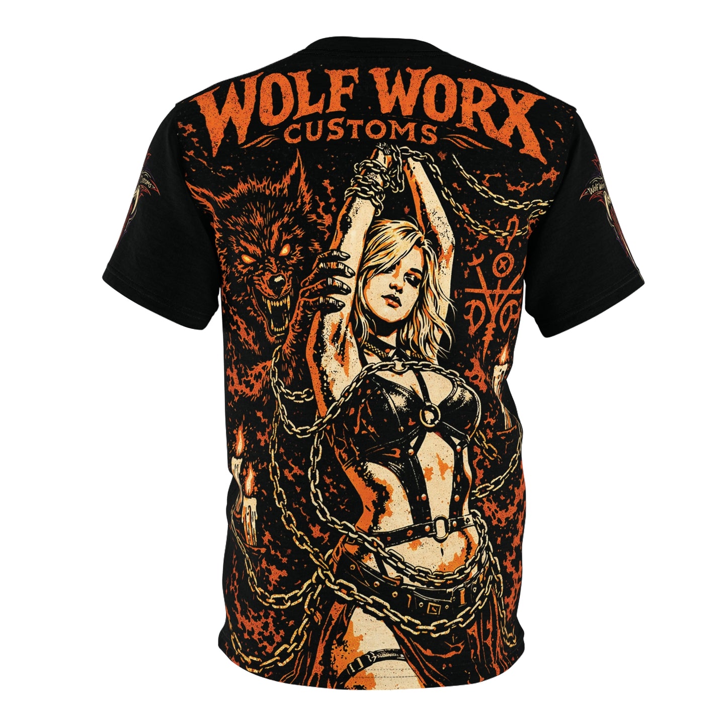 Wolf Worx Customs Raised On Legacy Pinstripe Sacrifice T- Shirt