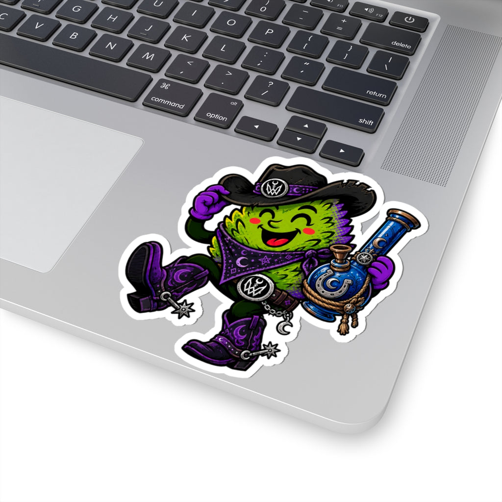 Cannabis Cowboy Cutie Kenzie Killz x Double W Supply Co Collab Sticker