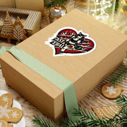 Wolf Worx Customs Fast & Feral Claw Your Heart Out Sticker