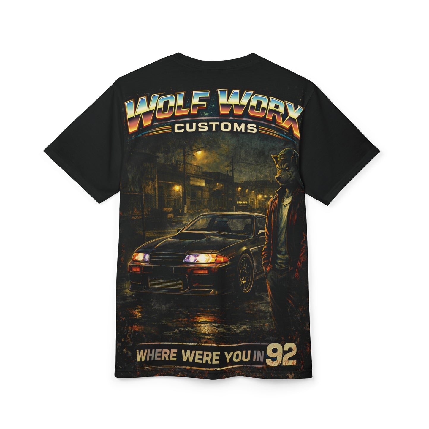Wolf Worx Customs "Where Were You In..." 92 Generations T- Shirt