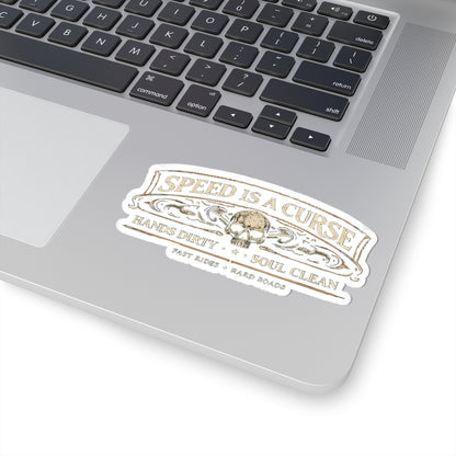 Wolf Worx Customs Speed Is A Curse Sticker