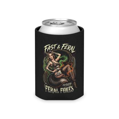 Feral Foxes PrettyGr86 Coozie