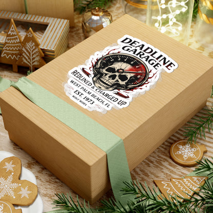 Wolf Worx Customs Deadline Garage Sticker