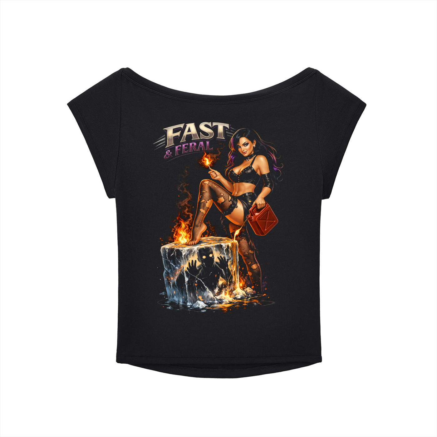 HEAT WINS! Dommy Mommy Essential Wide Neck Baby T-shirt