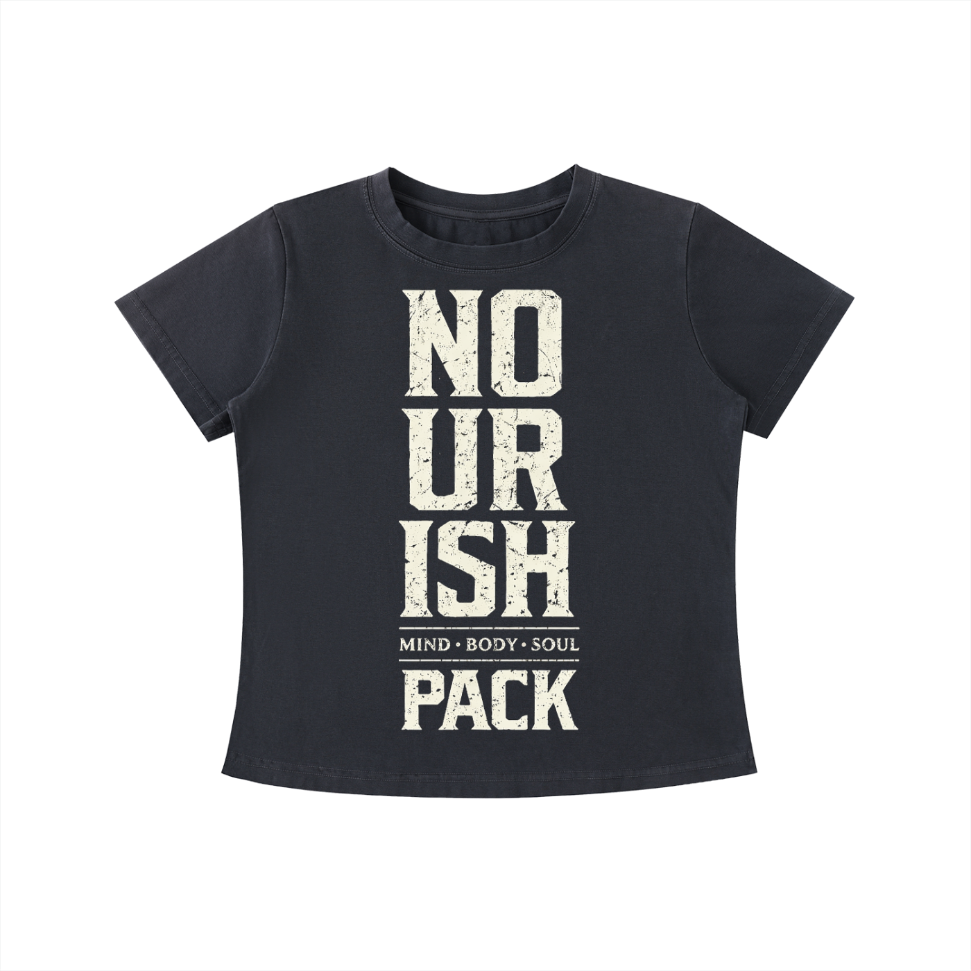 No Ur Ish NOURISH Vintage Wash Slim Fit T-shirt