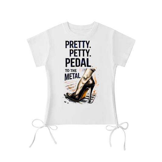 Fast & Feral Petty Pretty Pedal To The Metal Essential Drawstring T-Shirt