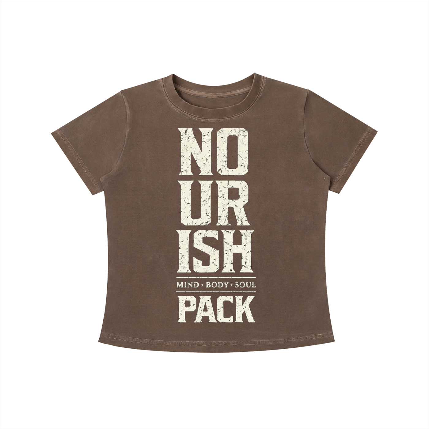 No Ur Ish NOURISH Vintage Wash Slim Fit T-shirt
