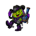 Cannabis Cowboy Cutie Kenzie Killz x Double W Supply Co Collab Sticker