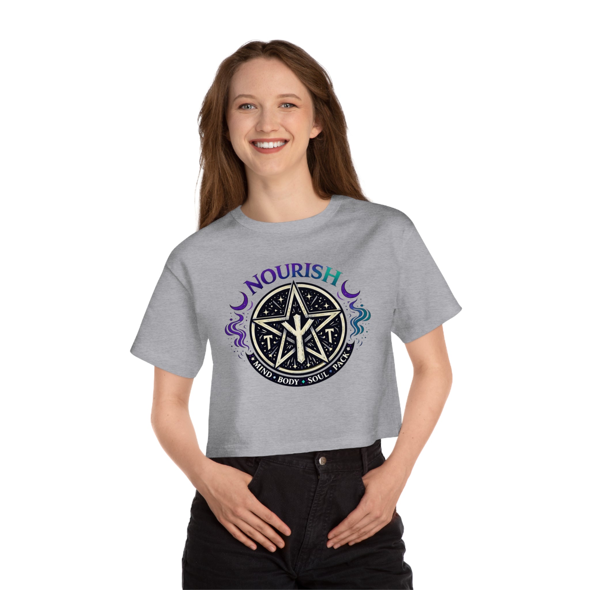 No Ur Ish NOURISH Cropped T-Shirt SA/DA Awareness (Proceeds Benefit Charity)