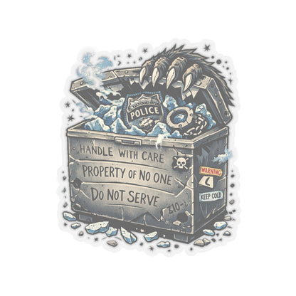 HEAT WINS! Kenzie Killz / Wolf Worx Customs / Witch Wolf / NO UR ISH Ice Badge PROTEST COLLAB! ALL Proceeds Go To Charity! STICKER