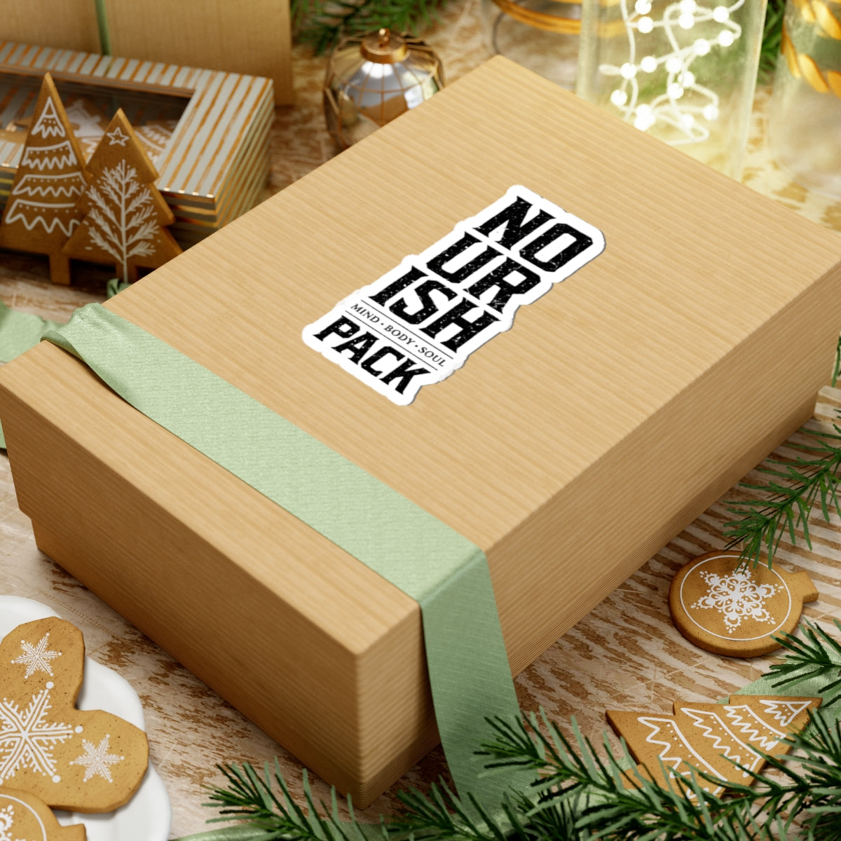 No Ur Ish NOURISH Block Sticker
