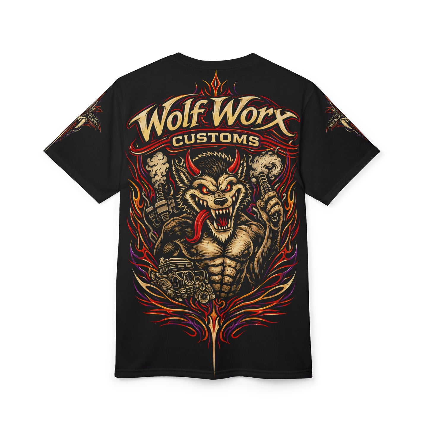 Wolf Worx Customs Raised On Legacy Pinstripe Vintage T- Shirt