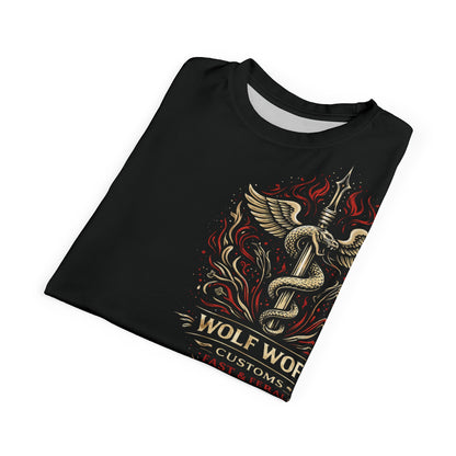 Wolf Worx Customs Fast & Feral Hot Rod Heroes Medical T Shirt
