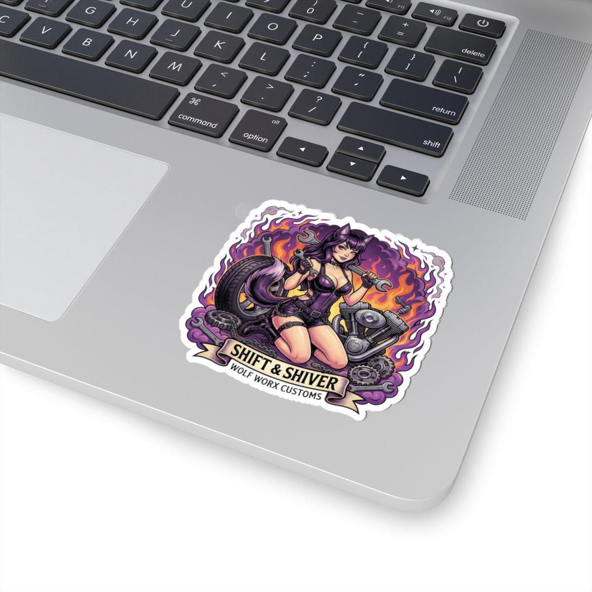 Wolf Worx Customs Fast & Feral Anime Sticker