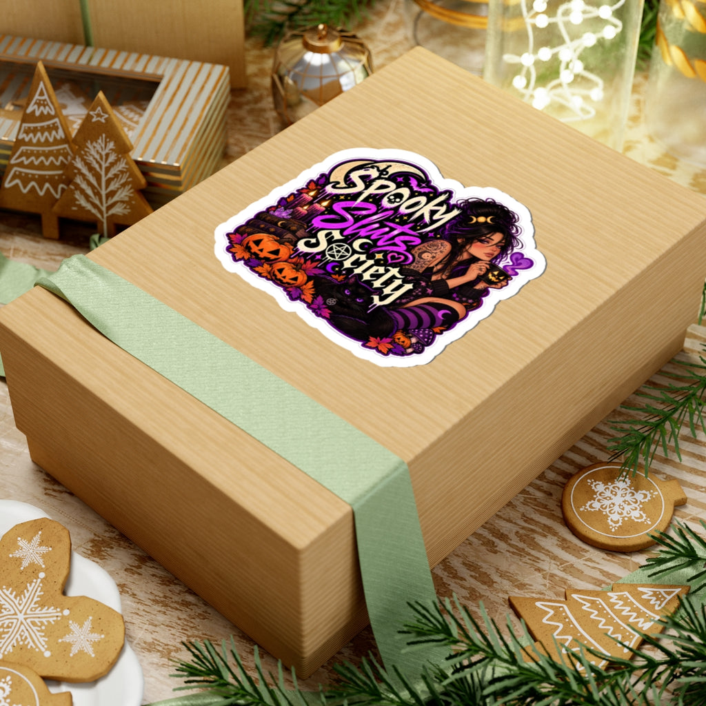 Spooky Sluts Society Kiss-Cut Stickers | Halloween Witchy Vibes