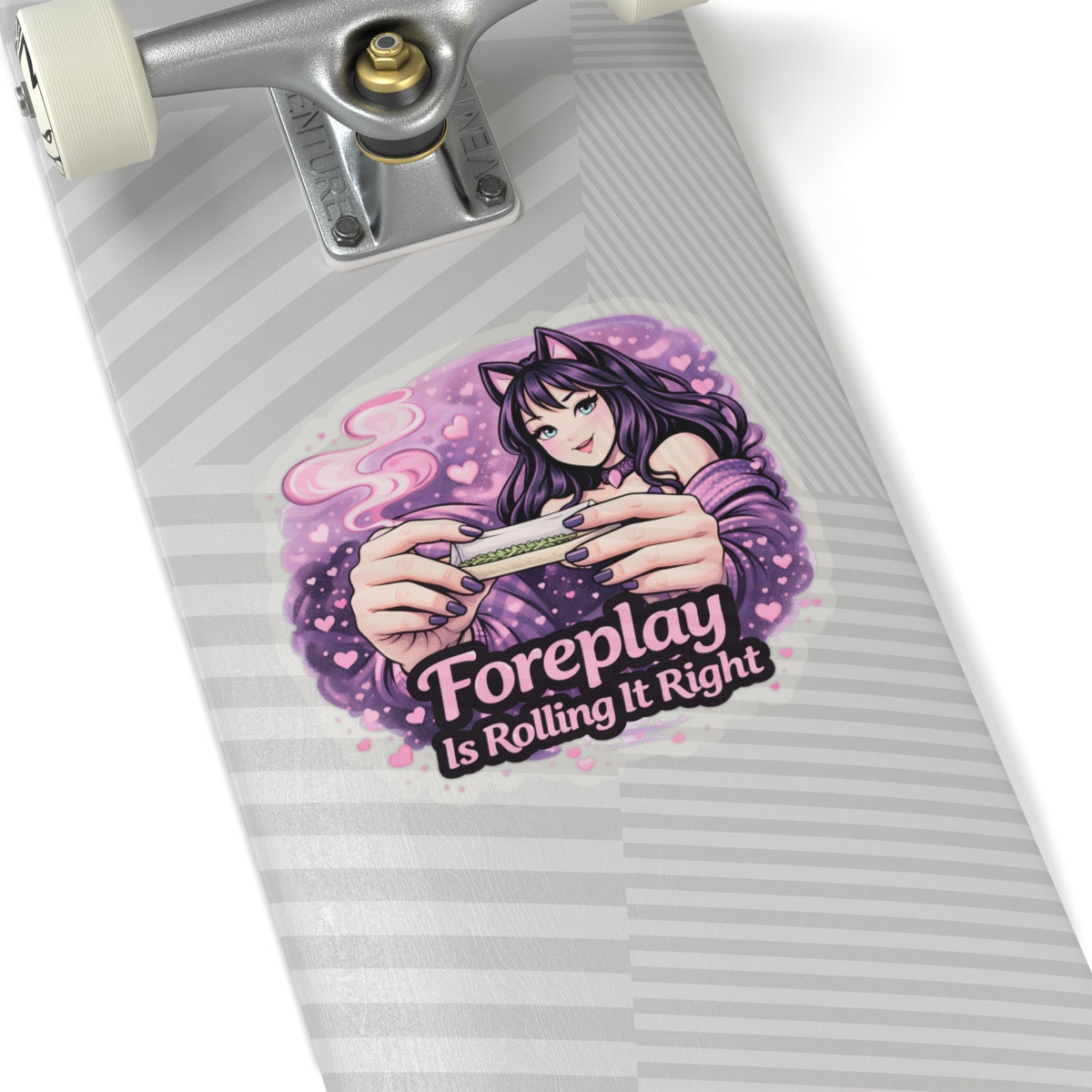 Kenzie Killz Manic Merch Foreplay Rolling It Right Sticker