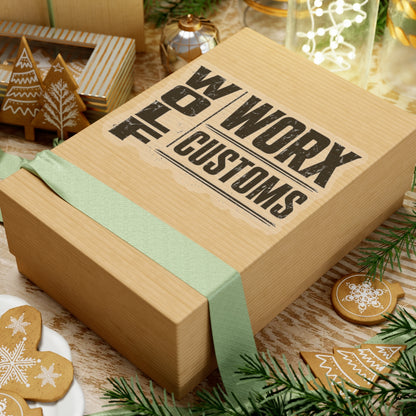 Wolf Worx Customs Typography 2 Sticker