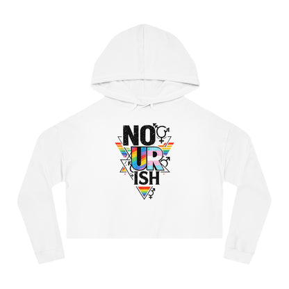 NO UR ISH Nourish Cropped Pride Sweatshirt (Proceeds Benefit Charity)