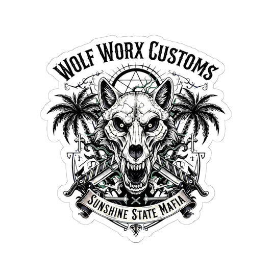 Wolf Worx Customs CCCollab Sunshine State Mafia Sticker