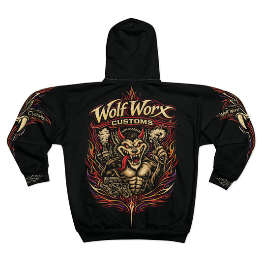 Wolf Worx Customs Raised On Legacy Pinstripe Inspired Vintage Hoodie