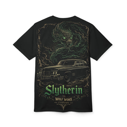 Wolf Worx Customs "Hogwarts Hotrods" Slytherin T- Shirt