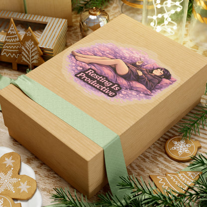 Kenzie Killz Manic Merch Resting Is Productive Sticker