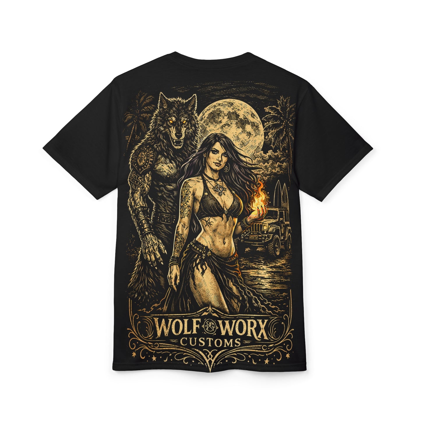 Wolf Worx Customs Occult Ocean T-Shirt