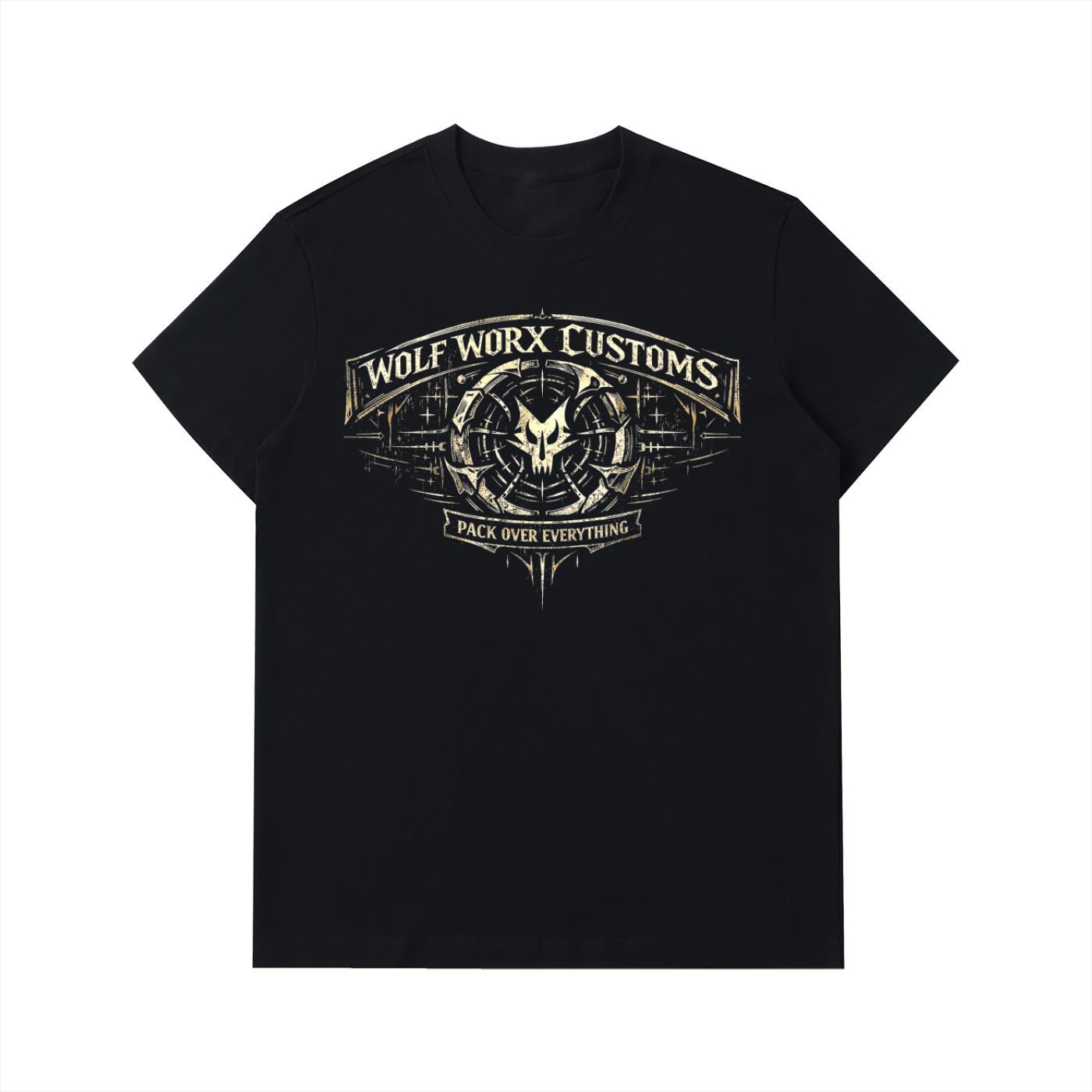 Wolf Worx Customs Built In Blood Essential Heavyweight Cotton T-Shirt