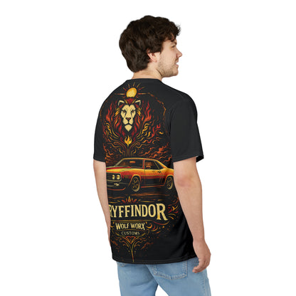 Wolf Worx Customs "Hogwarts Hotrods" Gryffindor T- Shirt