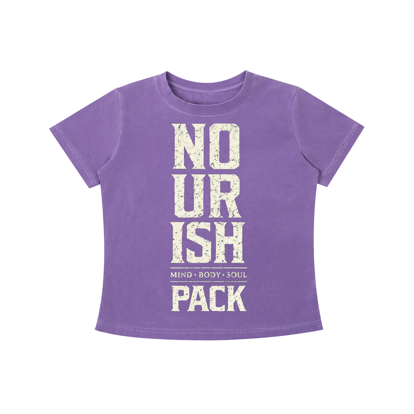 No Ur Ish NOURISH Vintage Wash Slim Fit T-shirt