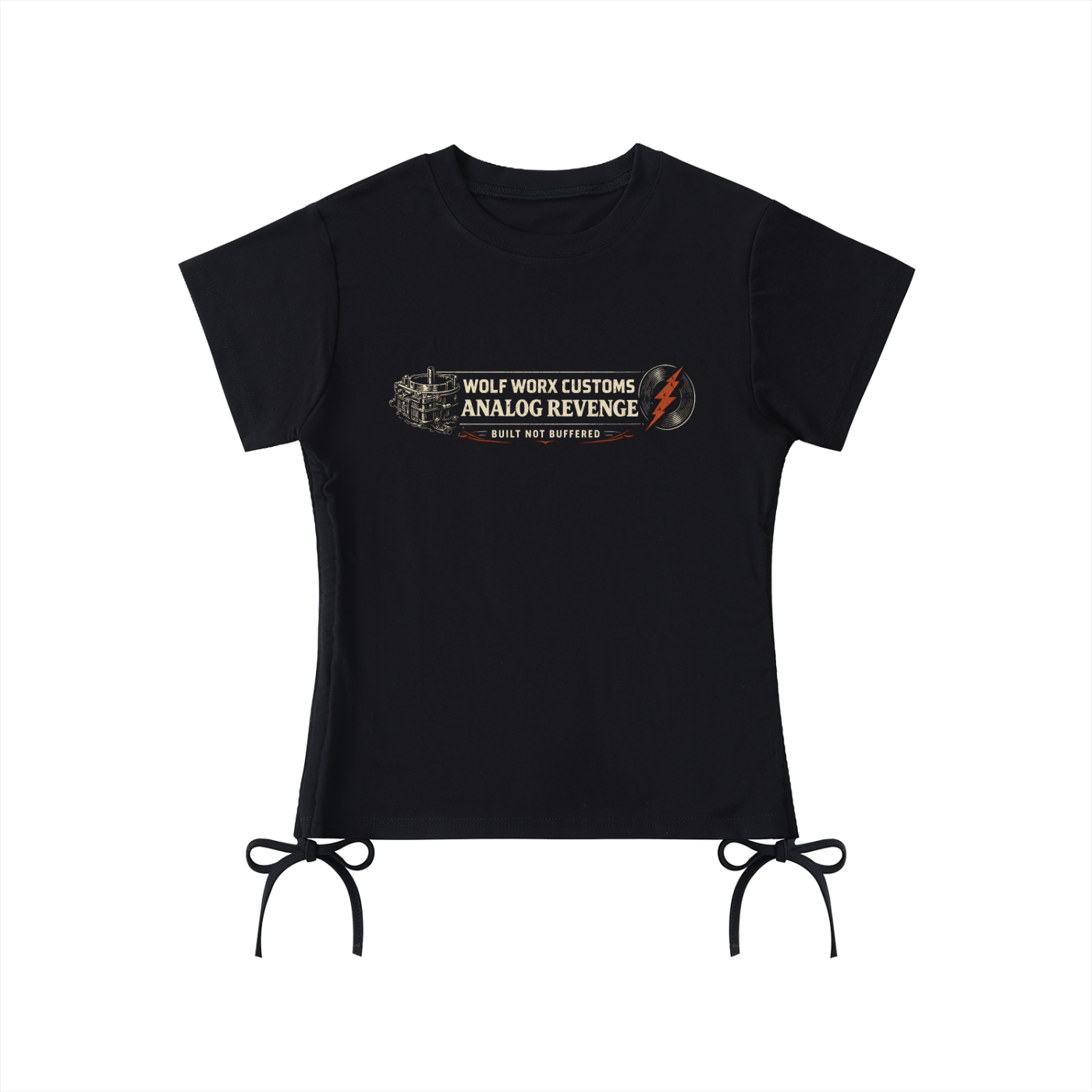 Fast & Feral Analog Revenge Maxell Essential Drawstring T-Shirt