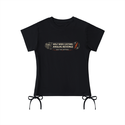 Fast & Feral Analog Revenge Maxell Essential Drawstring T-Shirt